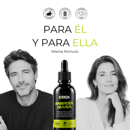 ENERGÍA DIARIA – Suplemento Dietario Líquido para Energía, Enfoque y Rendimiento Diario
